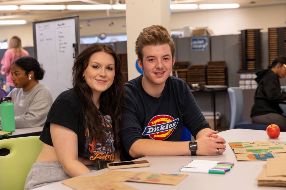 We make friends during drop-ins